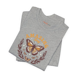 Soft Cotton Butterfly T-shirt - Amazing Day Design - Dipaliz - T-shirts - s