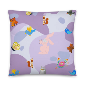 Animal Print Square Throw Pillow – 18x18 Decor - Dipaliz - Pillows