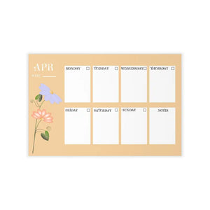 Wall Decals - Durable Polyester April Planner Style - Dipaliz - 18″ x 12″ - Home Decor