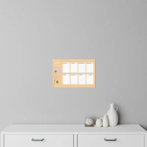 Wall Decals - Durable Polyester April Planner Style - Dipaliz - Home Decor