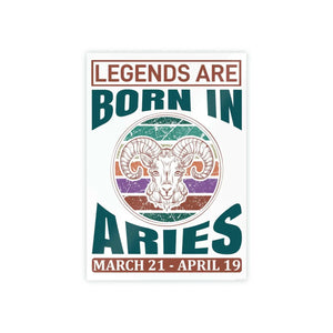 Bold Aries Zodiac Sign Poster - Modern Wall Art - Dipaliz - Posters Prints & Visual Artwork