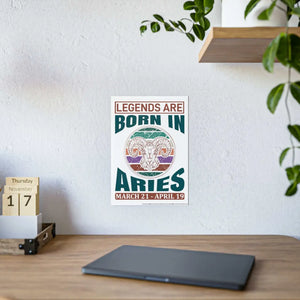 Bold Aries Zodiac Sign Poster - Modern Wall Art - Dipaliz - Posters Prints & Visual Artwork