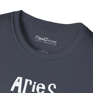 Bold Aries Zodiac Sign Tee - Soft Cotton Trailblazer - Dipaliz - T-shirts - s