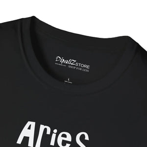 Bold Aries Zodiac Sign Tee - Soft Cotton Trailblazer - Dipaliz - T-shirts - s