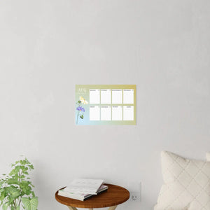 Modern August Planner Wall Decals - Durable Polyester - Dipaliz - Home Decor