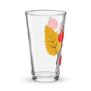 Autumn Berries Pint Glass - Seasonal Shaker Style - Dipaliz - Tumblers