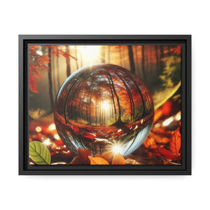 Matte Canvas Black Frame Autumn Leaves - Dipaliz - Posters Prints & Visual Artwork