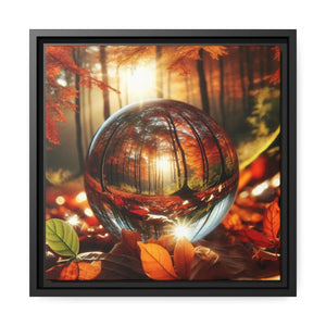 Matte Canvas Black Frame Autumn Leaves - Dipaliz - Posters Prints & Visual Artwork