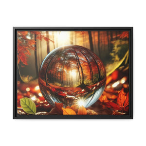 Matte Canvas Black Frame Autumn Leaves - Dipaliz - Posters Prints & Visual Artwork