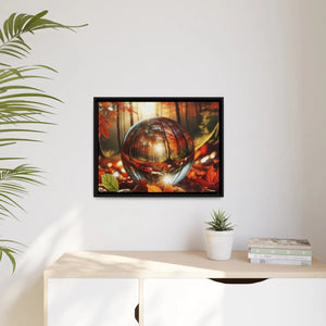 Matte Canvas Black Frame Autumn Leaves - Dipaliz - Posters Prints & Visual Artwork