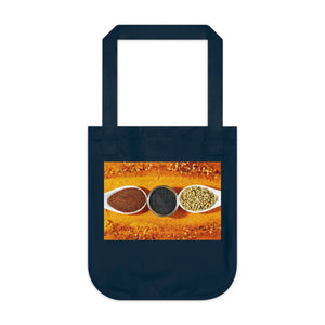 Basil Rosemary Canvas Tote Bag - Organic Cotton - Dipaliz - Bags