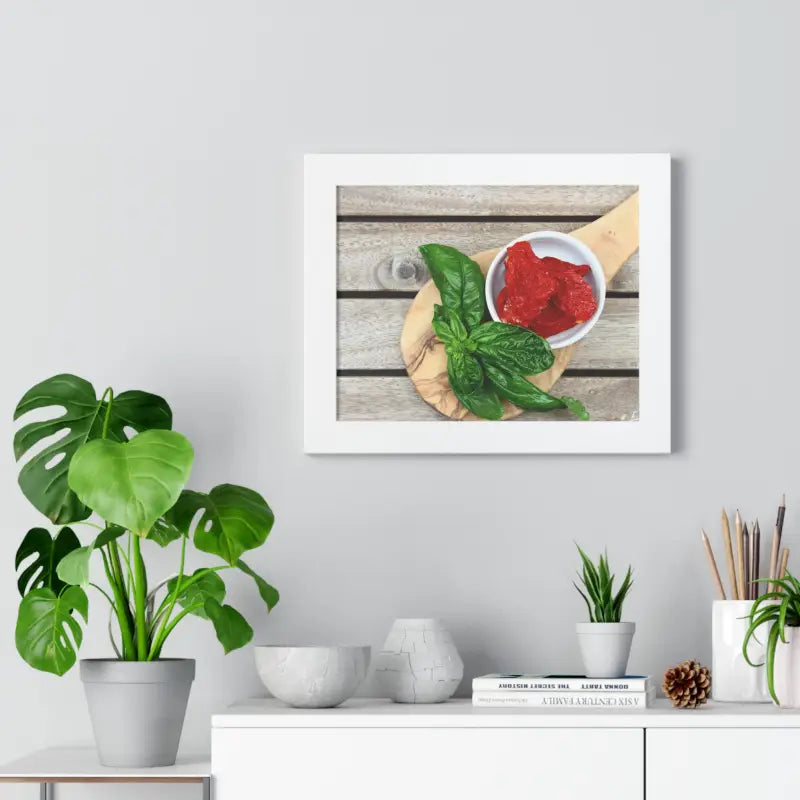 Framed Horizontal Poster - Vibrant Sun Dried Tomatoes | Dipaliz - Posters Prints & Visual Artwork