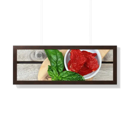 Framed Horizontal Poster - Vibrant Sun Dried Tomatoes | Dipaliz - Posters Prints & Visual Artwork