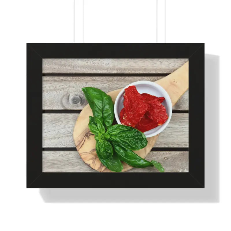 Framed Horizontal Poster - Vibrant Sun Dried Tomatoes | Dipaliz - Posters Prints & Visual Artwork