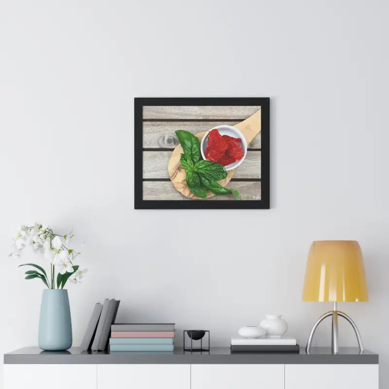 Framed Horizontal Poster - Vibrant Sun Dried Tomatoes | Dipaliz - Posters Prints & Visual Artwork