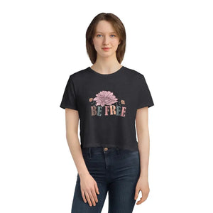 Flowy Cropped Tee - Chic Versatile Style - Dipaliz - T-shirts
