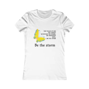 T-shirt - Storm Butterfly Women Favorite Tee - Bold Confidence Style - Dipaliz s / White