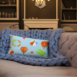 Summer Getaway Throw Pillow – Polyester - Dipaliz - Pillows