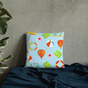 Summer Getaway Throw Pillow – Polyester - Dipaliz - Pillows
