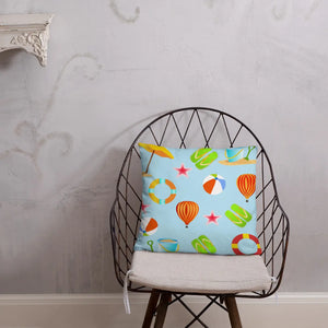Summer Getaway Throw Pillow – Polyester - Dipaliz - Pillows