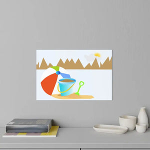 Wall Decal - Beach Decals - Removable Repositionable Decor - Dipaliz