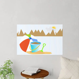 Wall Decal - Beach Decals - Removable Repositionable Decor - Dipaliz