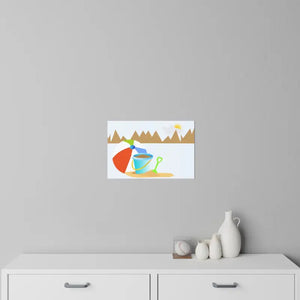 Wall Decal - Beach Decals - Removable Repositionable Decor - Dipaliz