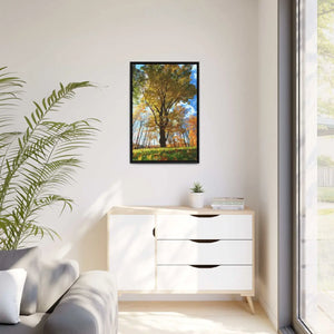 Vibrant Matte Canvas - Autumn Season Black Frame - Dipaliz - Posters Prints & Visual Artwork