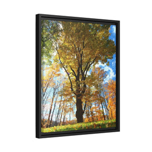 Vibrant Matte Canvas - Autumn Season Black Frame - Dipaliz - Posters Prints & Visual Artwork