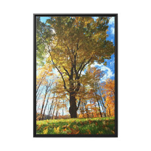 Vibrant Matte Canvas - Autumn Season Black Frame - Dipaliz - Posters Prints & Visual Artwork