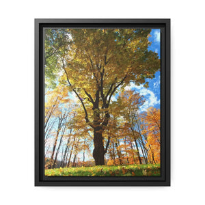 Vibrant Matte Canvas - Autumn Season Black Frame - Dipaliz - Posters Prints & Visual Artwork