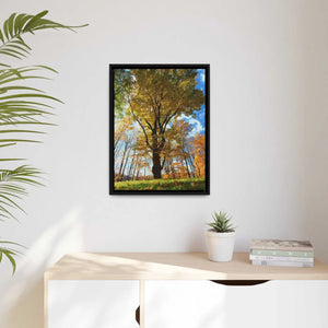 Vibrant Matte Canvas - Autumn Season Black Frame - Dipaliz - Posters Prints & Visual Artwork