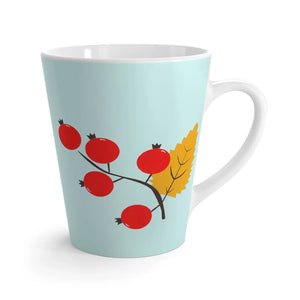 Cozy Berries Latte Mug - Fall Season 12oz Ceramic - Dipaliz - Mugs
