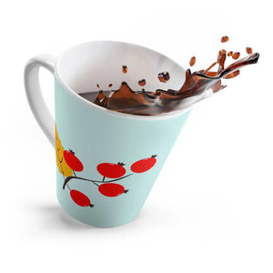 Cozy Berries Latte Mug - Fall Season 12oz Ceramic - Dipaliz - Mugs