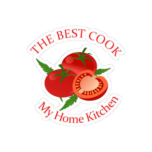 Paper Products - Best Cook Kiss Cut Stickers - Premium Vinyl Decals - Dipaliz 4’’ × / White