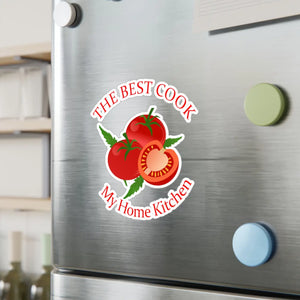 Satin Cook Kiss Cut Vinyl Decals - Water Resistant - Dipaliz - Decorative Stickers
