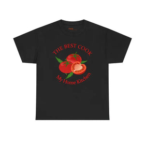 The Best Cook T-shirt Heavy Cotton Unisex Kitchen Tee - Dipaliz - Black / s - T-shirts