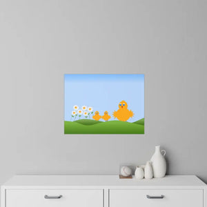 Wall Decal - Birds in the Meadow Decals Durable Polyester - Dipaliz