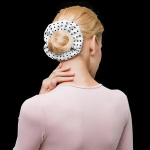 Sustainable Polka Dot Scrunchie - Recycled Fabric - Dipaliz - Ponytail Holders