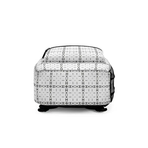 Durable Striped Pattern Backpack - Roomy Polyester - Dipaliz - Backpacks