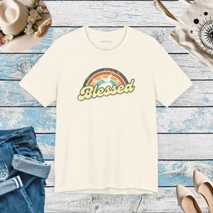 Soft Blessed Christian T-shirt - Cotton Jersey Tee - Dipaliz - T-shirts - 3xl
