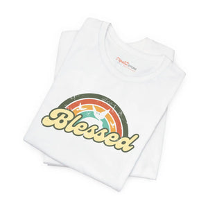 Soft Blessed Christian T-shirt - Cotton Jersey Tee - Dipaliz - T-shirts - 3xl