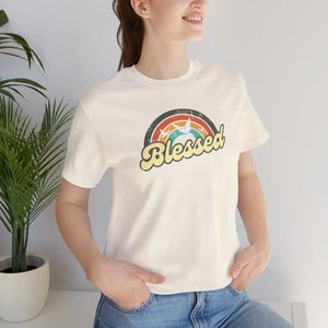Soft Blessed Christian T-shirt - Cotton Jersey Tee - Dipaliz - T-shirts - 3xl