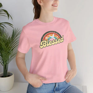 Soft Blessed Christian T-shirt - Cotton Jersey Tee - Dipaliz - T-shirts - 3xl