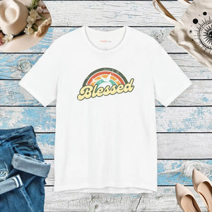 Soft Blessed Christian T-shirt - Cotton Jersey Tee - Dipaliz - T-shirts - 3xl