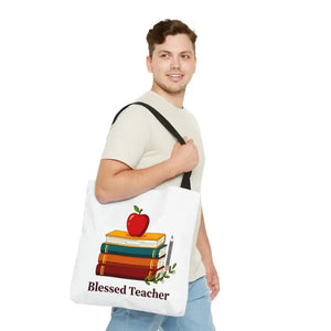 Blessed Teacher Tote Bag — All-over Print Gift - Bags