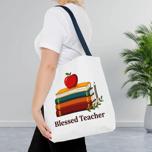 Blessed Teacher Tote Bag — All-over Print Gift - Bags