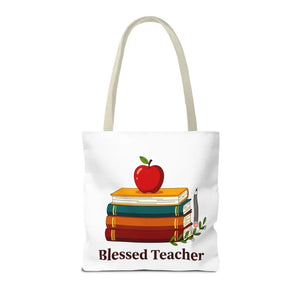 Blessed Teacher Tote Bag — All-over Print Gift - Bags