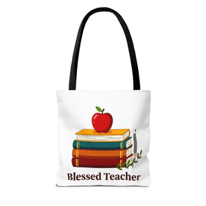 Blessed Teacher Tote Bag — All-over Print Gift - Bags