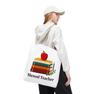 Blessed Teacher Tote Bag — All-over Print Gift - Bags
